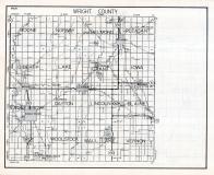 Wright County Map, Iowa State Atlas 1930c